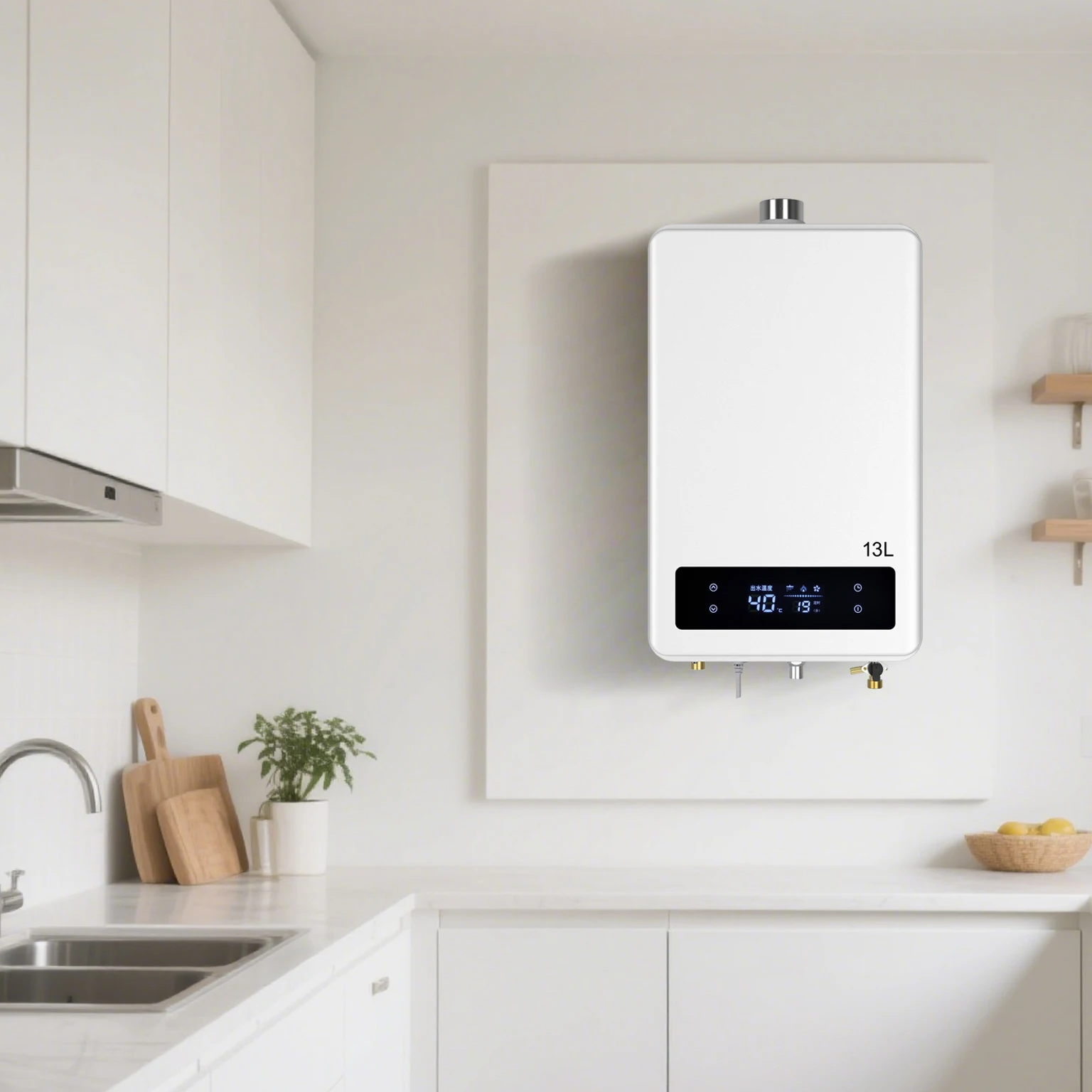 

Hot Selling 13L/16L Natural Gas Water Heater Big Capacity Stainless Steel Household Water Heater Copper Heat Exchanger