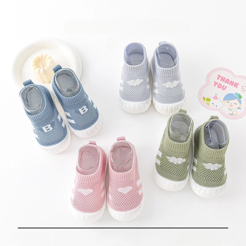 Baby Mesh Shoes Breathable Mesh Sandals Children's Knitted Casual Shoes Infant Soft-soled Toddler Shoes Small Children's Shoes