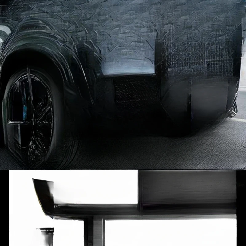 For Land Rover Defender with Light Front Bumper 110/90 Modified Lip Spoiler Black Glossy