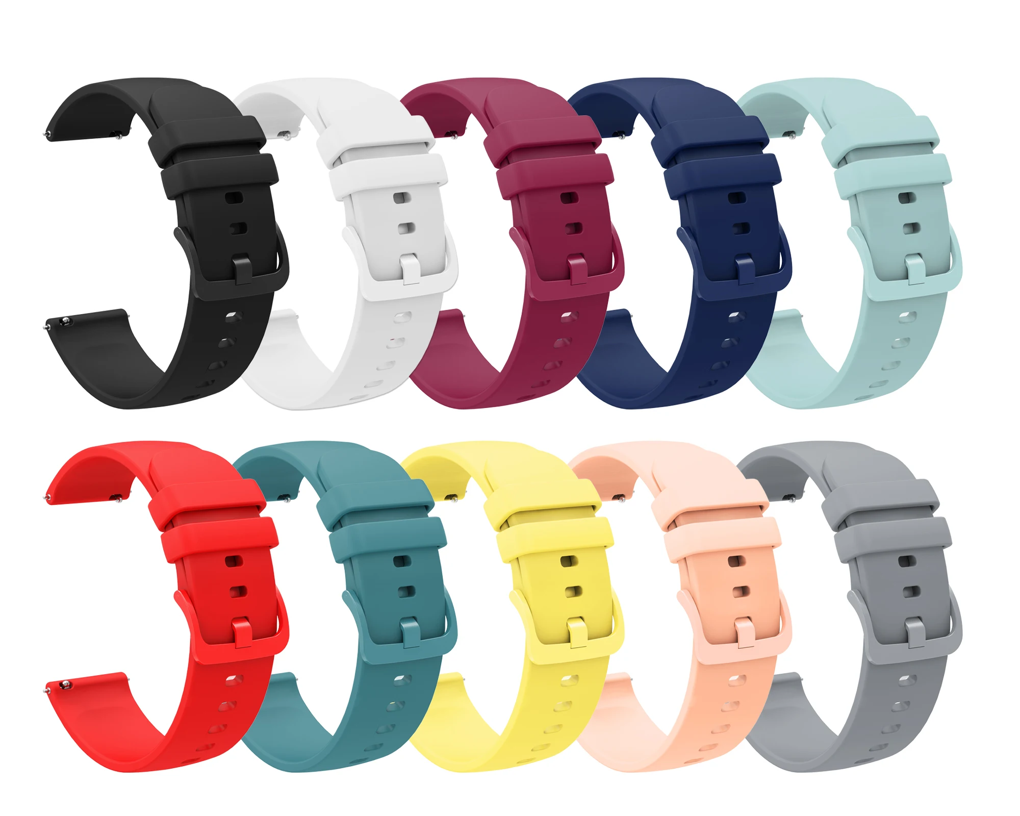 20mm 22mm silicone strap for Garmin Venu 3 2 Vivomove Garmin 165 Trend Fashion bracelet wristband for Forerunner 965 955 265 255