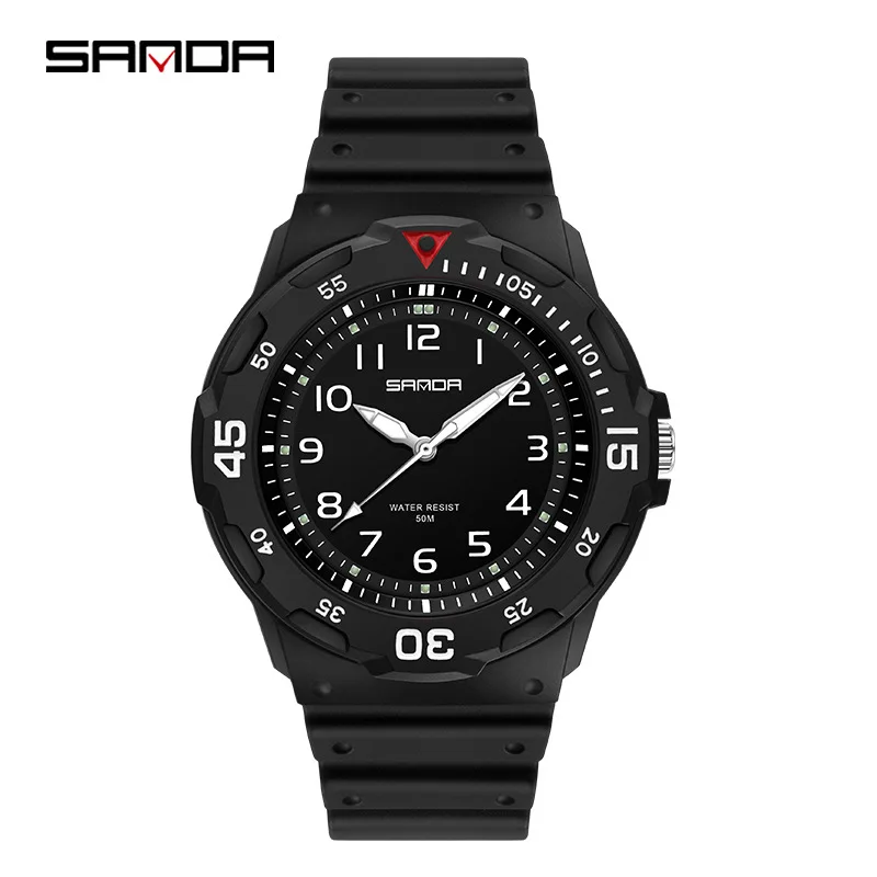 Casual Men\'s Watch Simple Sports Quartz Watches Waterproof Clock Kids Wristwatch Sanda Top Brand Student Gift Relogio Masculino