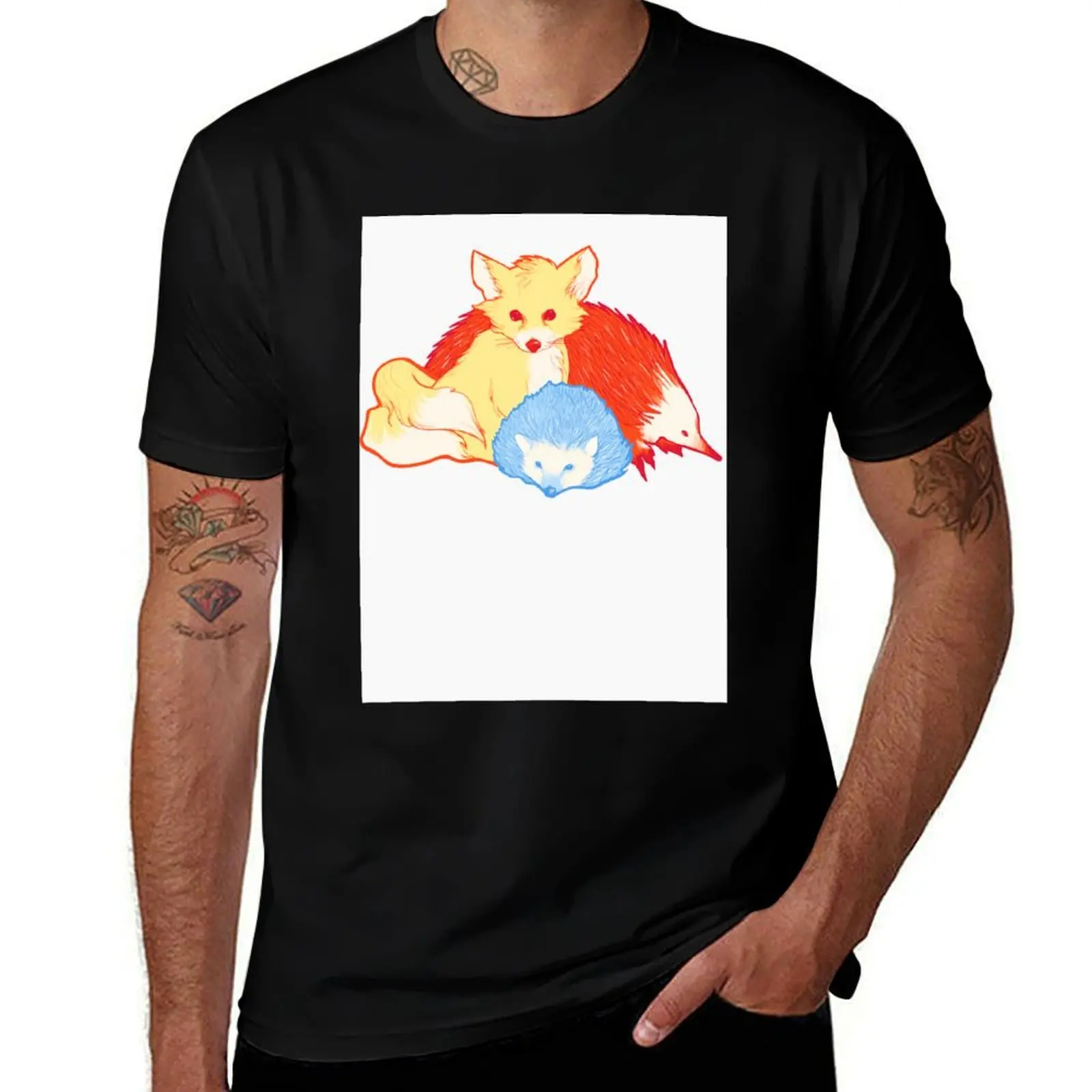 Fast Friends Baseball ? Sleeve T-Shirt printed t shirts for man T-Shirt