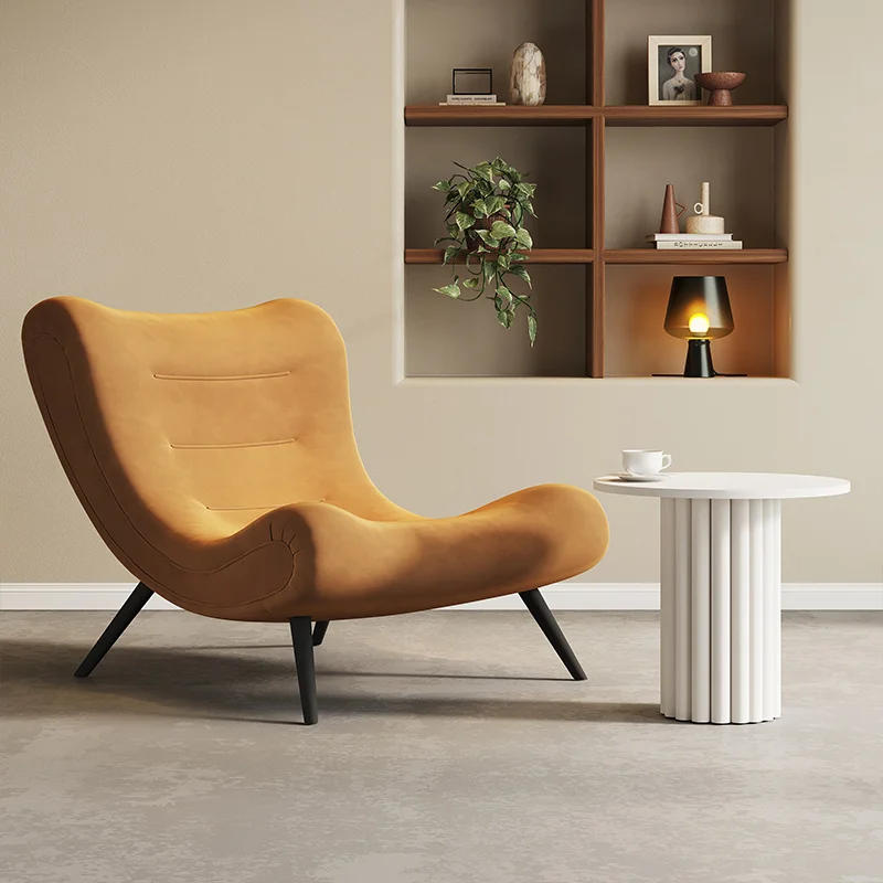 #Reading Relax Living Room Chairs Individual Lazy Modern Bedroom Living Room Chairs Recliner Makeup Fauteuil Balcony Furniture