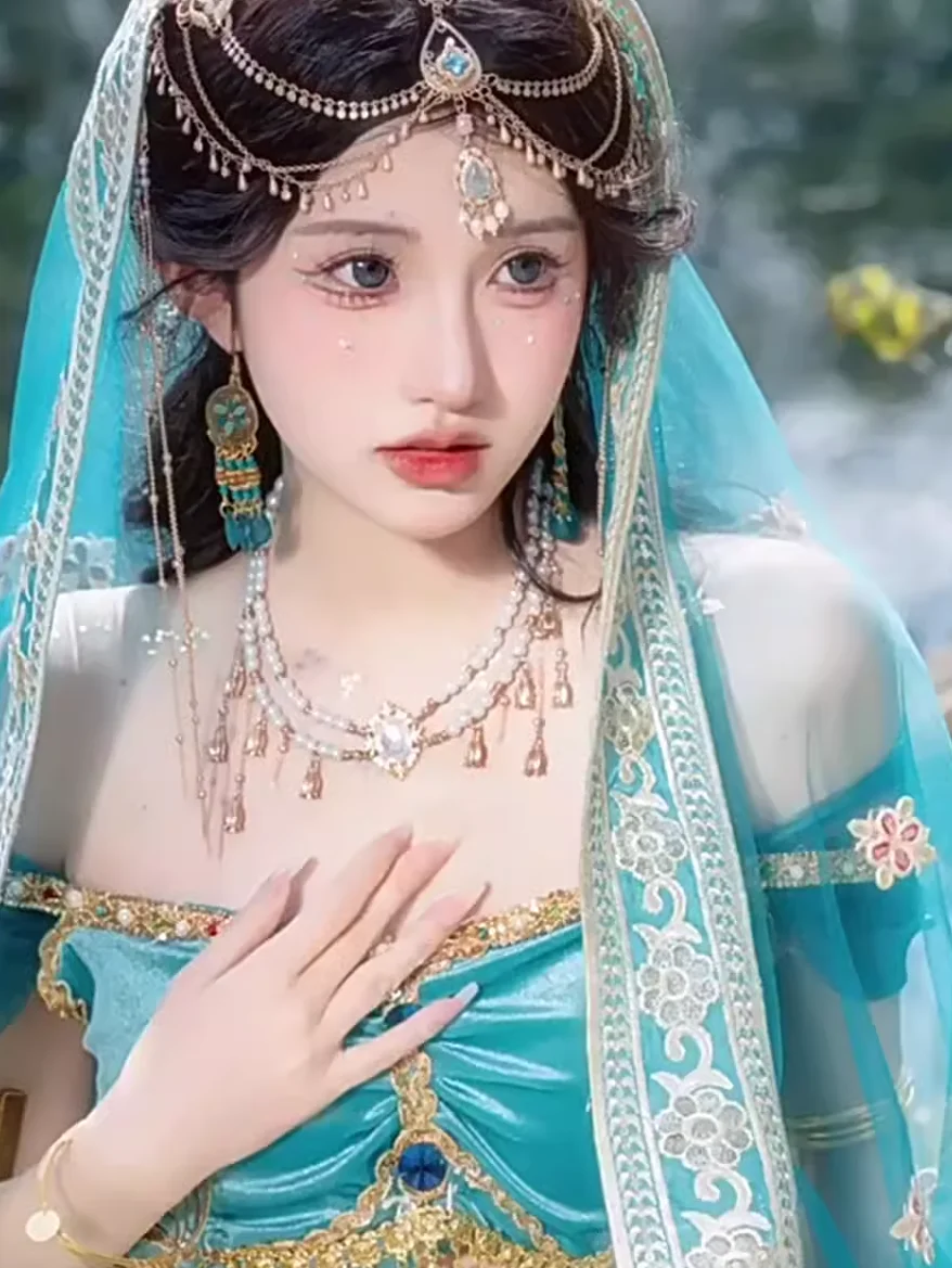 

Princ of the West Domain Pearl Forehead Chain Ancient Sle Hanfu Tassel Nelace Yunnan Lijiang Hair Accories Ethnic F...