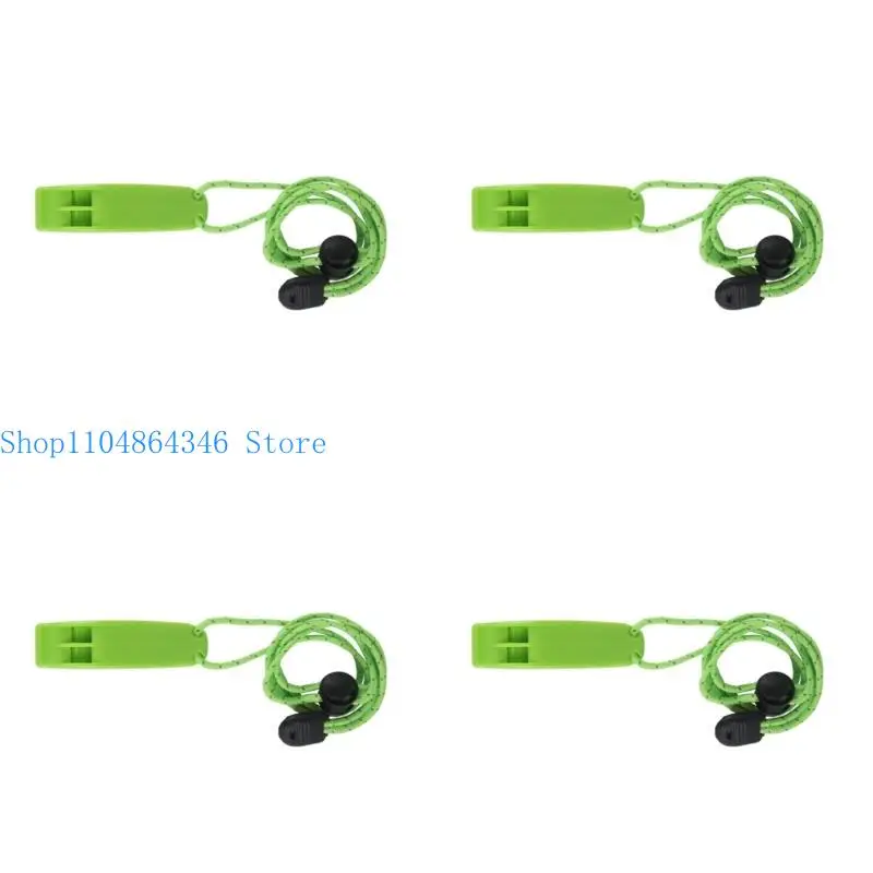 5ASD محمولة 120DB بصوت عالٍ إشارة سلامة الانفجار صافرة صافرة الطوارئ مع حزام عنق قابل للتعديل للتجديف بالكاياك #5