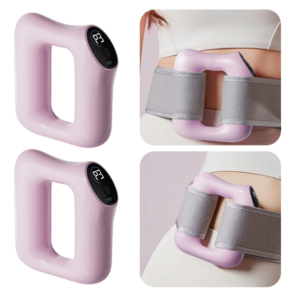 

Full-Body Fascia Ring Multifunctional W/ 5 Modes Deep Tissue Massage Gun Vibration Fascial Ring Massage Ring for Home Gym Use