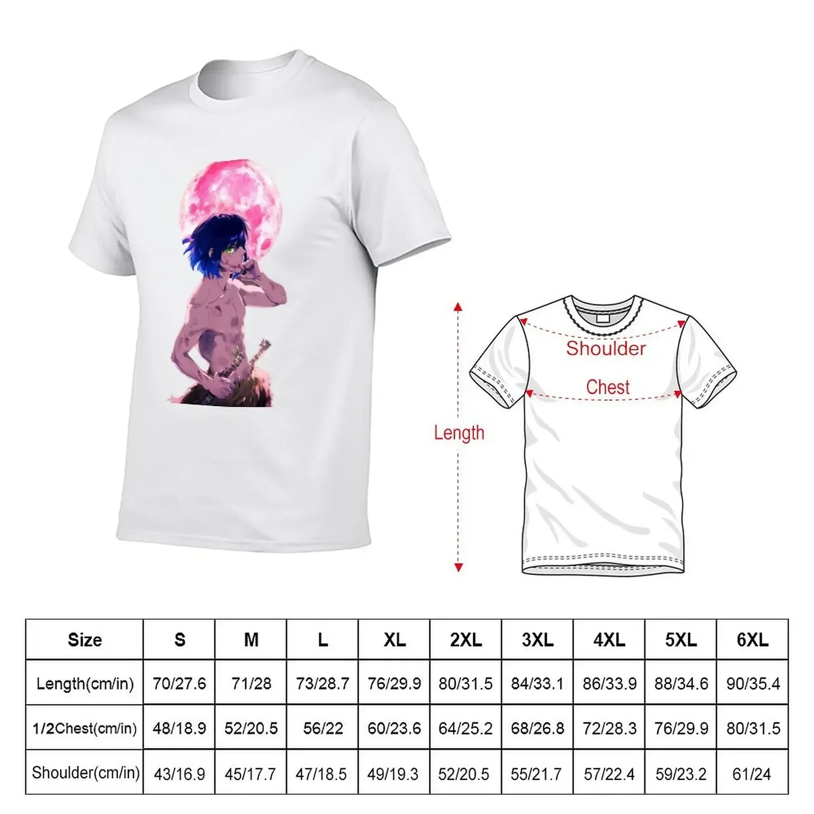 inosuke T-Shirt summer tops graphics anime tshirt vintage t shirt for men