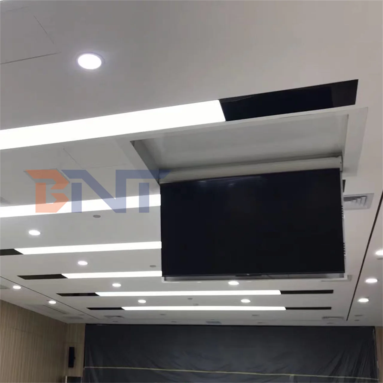 CE Certified Motorized TV Lift System Hidden Ceiling Type Vertical 90 Degree 32~55 Inch Plasma TV Hidden in the TV Box