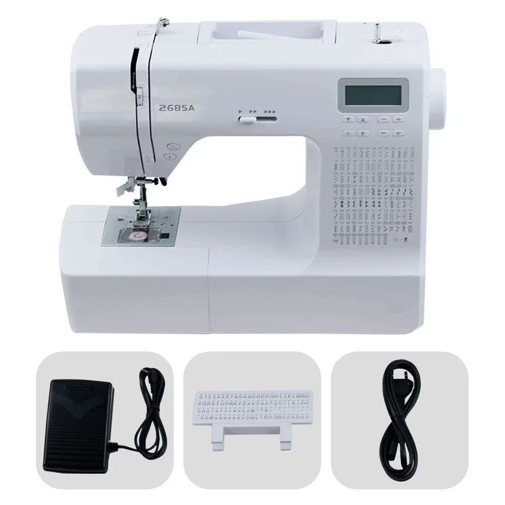 Multifunctional Electronic Sewing Machine Quiet, 200 Stitches Thick Eyelet Embroidery Edge