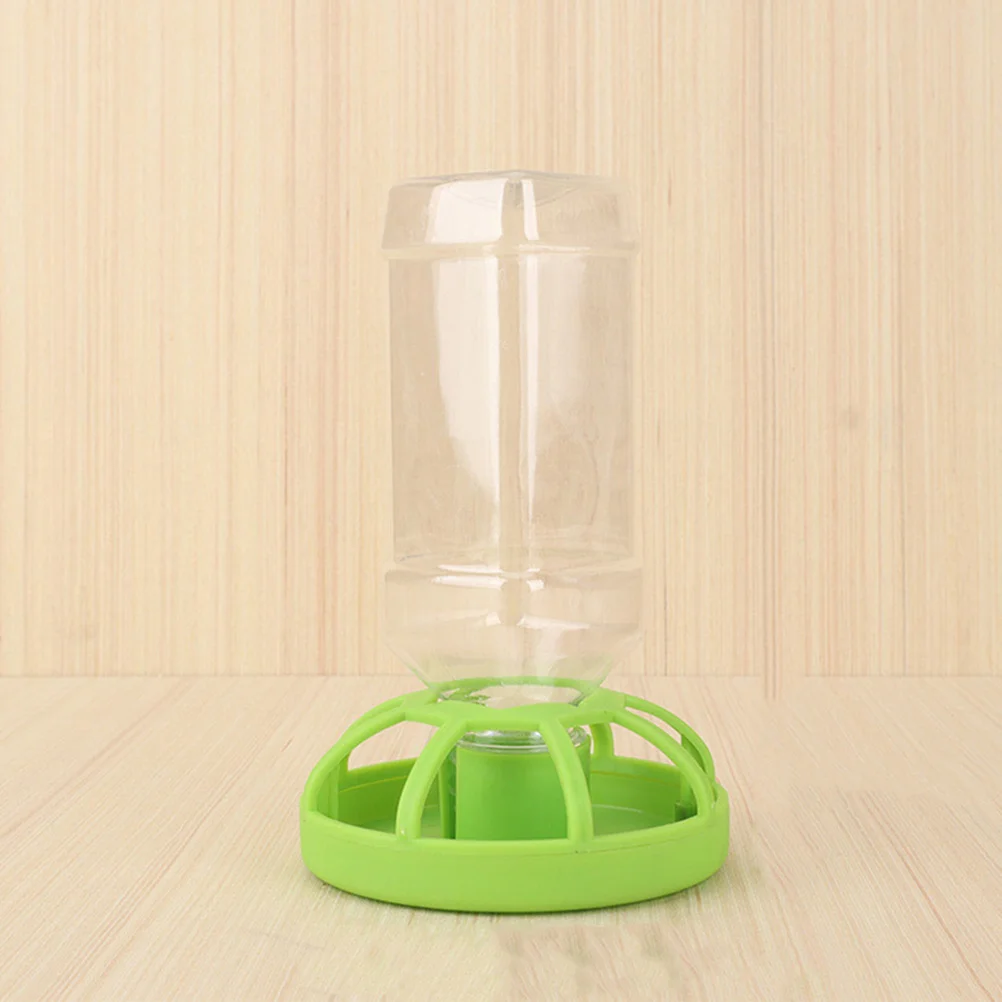 

2Sets Quail Feeder Durable Large Capacity Poultry Feeding Tray Chick Food Container Baby Chicken Feeder Bird Food Dispenser