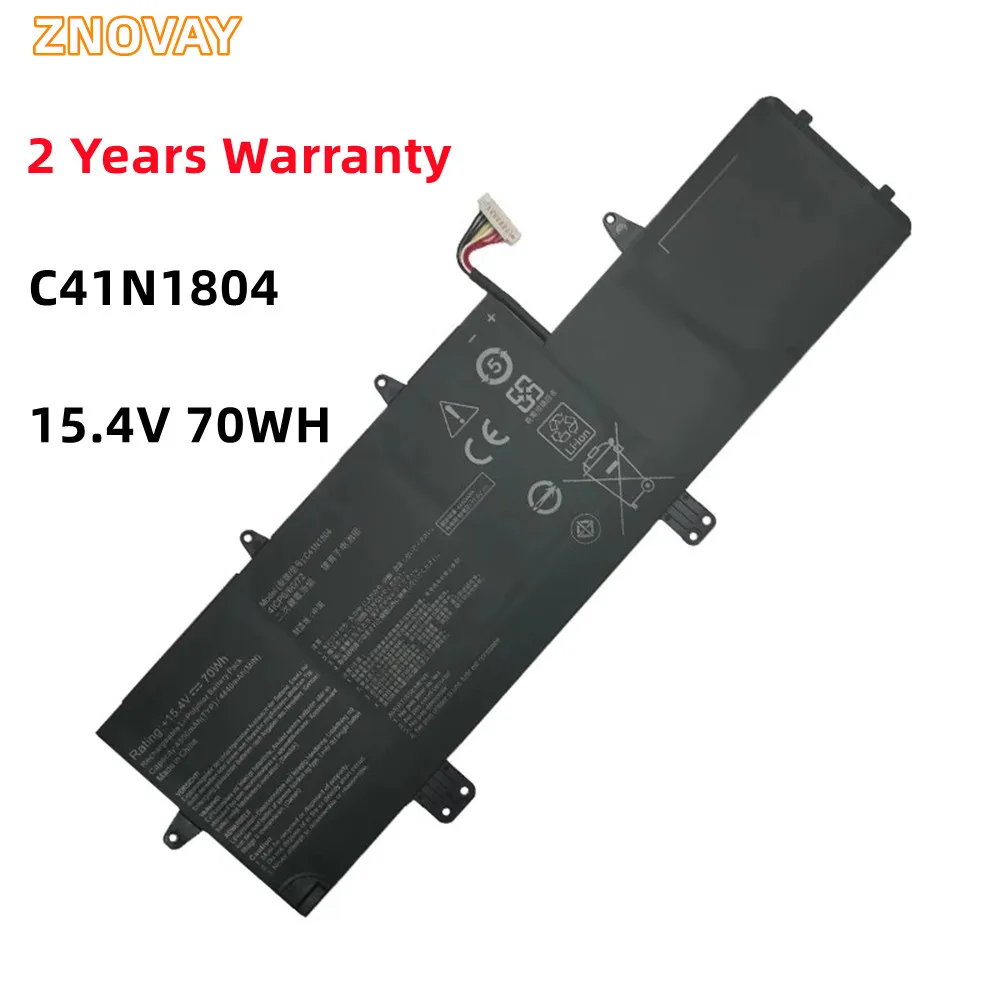 ZNOVAY C41N1804 15.4V 70WH Laptop Battery For ASUS ZenBook Pro 14 UX450FDX UX450FD UX480 UX480FD UX450FDX-1A UX450FDX