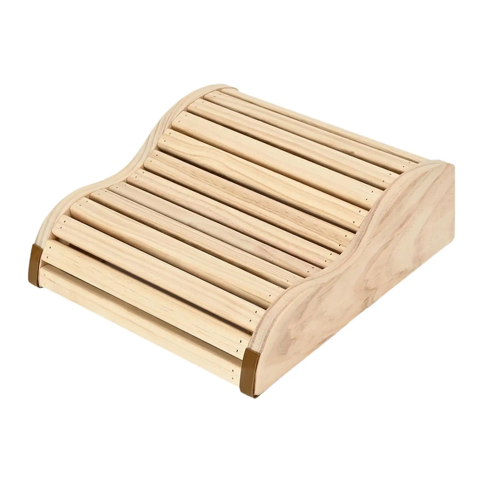Sauna Headrest Ergonomic Supplies Comfortable Accessories Wooden Neck Pillow for Friend Gift Steam Rooms Home Bathing Women, Men