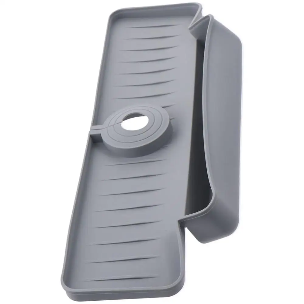 

Силиконовый кухонный силиконовый коврик для смесителя, сливной коврик, защитный коврик для крана, лоток для улавливания воды, кухонная столешница, раковина, брызговик, накладка