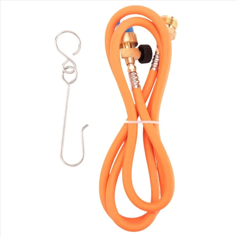 CGA600 1.5M MAPP Welding Torch Extension Hose Kit with Belt Hook for HVAC Plumbing Brazing