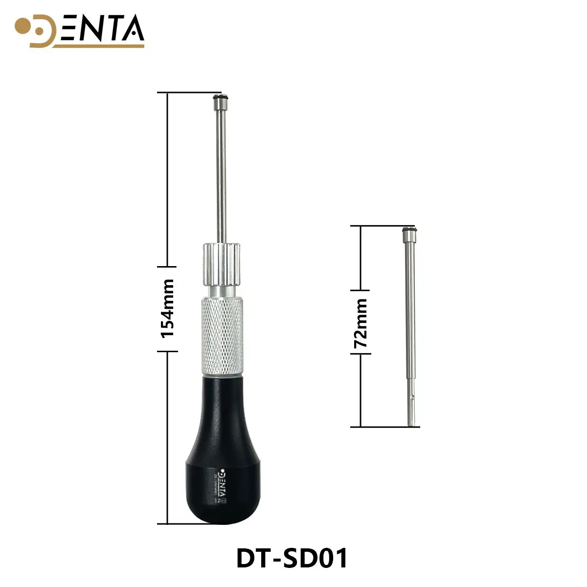 

Titanium Orthodontic Micro Screwdriver Kit – Self-Tapping Wrench with Ergonomic Handle & Multi-Color Options