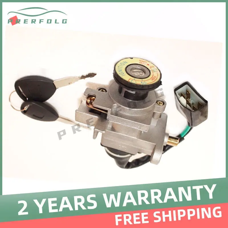 

Замок зажигания мотоцикла, замок запуска двигателя с ключами для BWS100 4VP, запирающая крышка, двухтактный мотоцикл