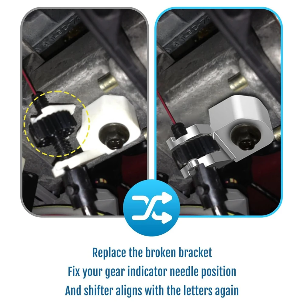 Shift Indicator Cable Bracket METAL 83244 for Ford E150 E250 E350 Excursion Expedition Explorer Ranger Gear Shifter Selector