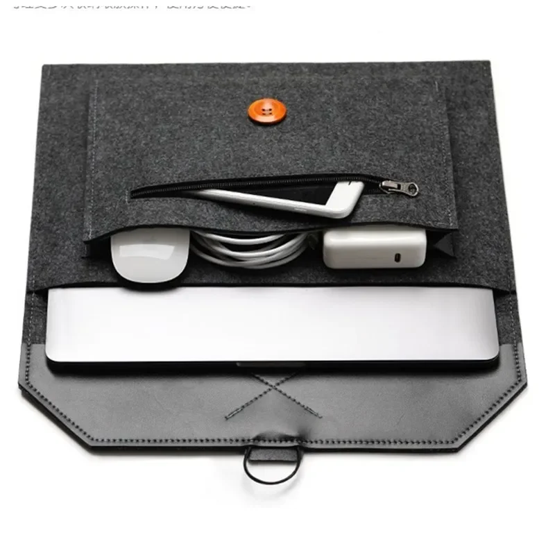 Felt Sleeve Laptop Bag 15.6 m3 14 Case for Macbook Air 13 Pro 16 12 M1 15.4 for Xiaomi  Asus Dell Lenovo Notebook bag Cover