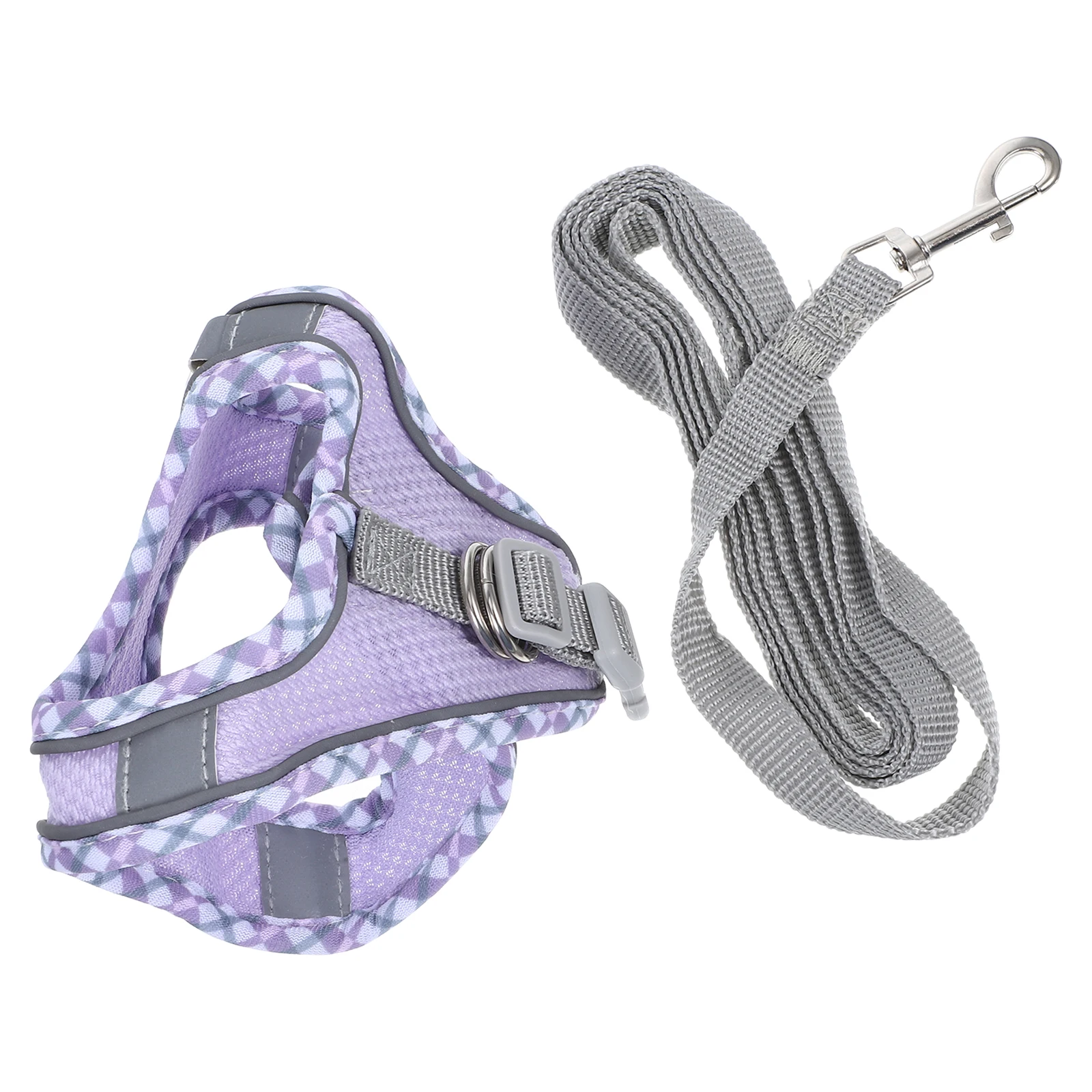 

Heavy Duty Harness for Small Cats Wear-resistant Polyester Adjustable Reflective Cat Leashes Outdoor Activity Kitten Harness