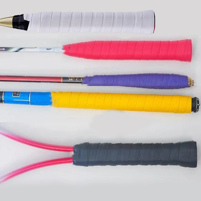 Anti-Sweat Tennis Racket Overgrip Shock Absorbing Non Slip Badminton Handle Wrap Replacement Sports Accessory