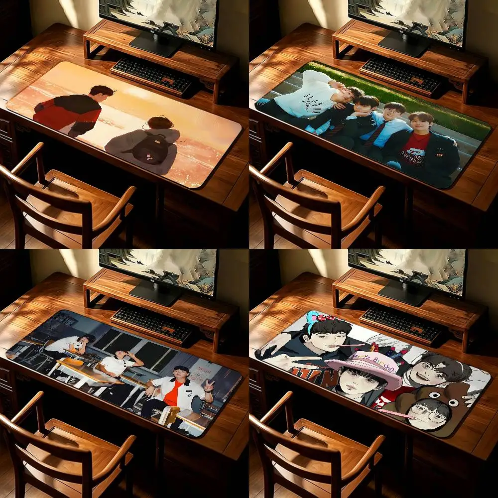 Weak Hero Class 1 Mouse Pad Computer Mat Deskpad Laptop Keyboard Mat Office Large Landscape Mousepad