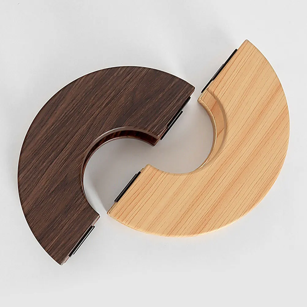 

Coffee Filter Holder ABS Plastic Light Wood Color Standing Large Capacity Coffee Filter Paper Storage Container