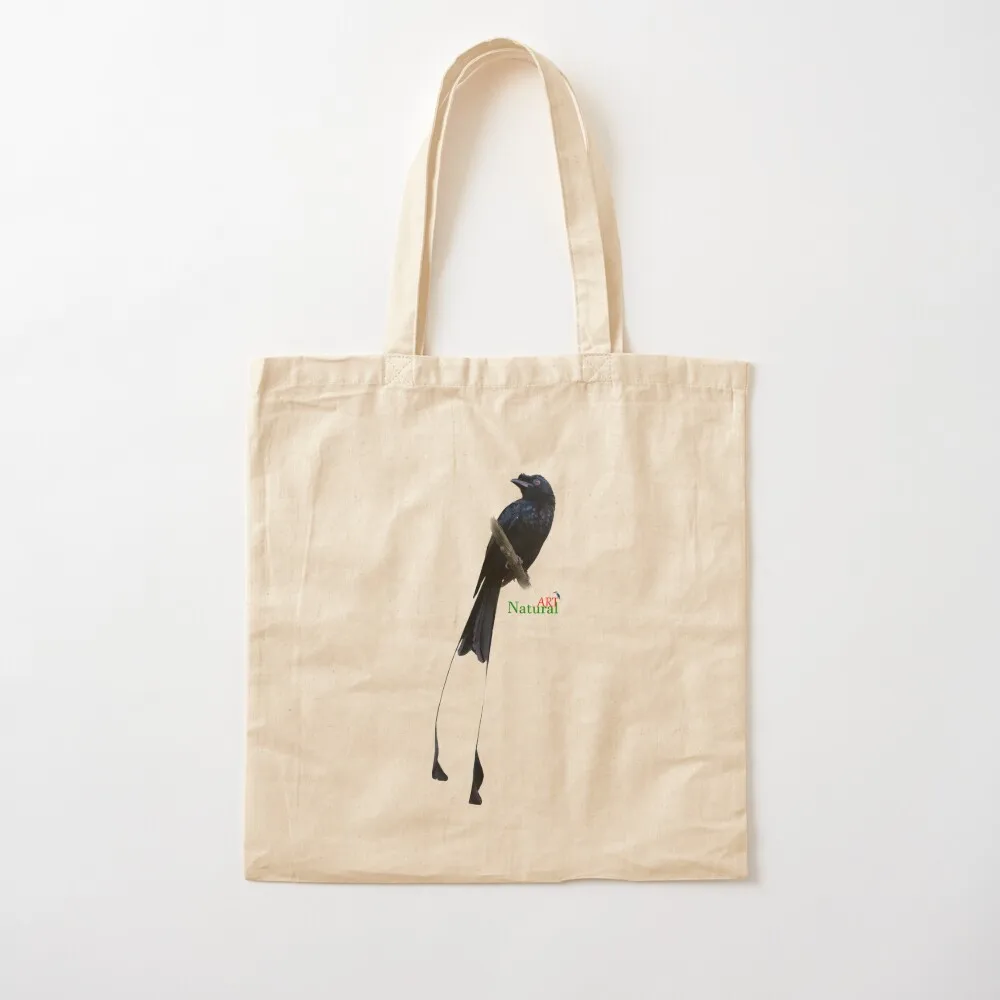 Greater Racket-tailed Drongo Tote Bag shopper bags for women Reusable bags Portable shopping bag hand bag ladies