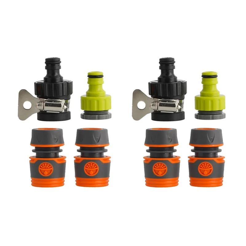 

Y51A-2 комплект прочный универсальный адаптер для водопроводного крана пластиковый фитинг для шланга подходит для крана диаметром 13-24 мм