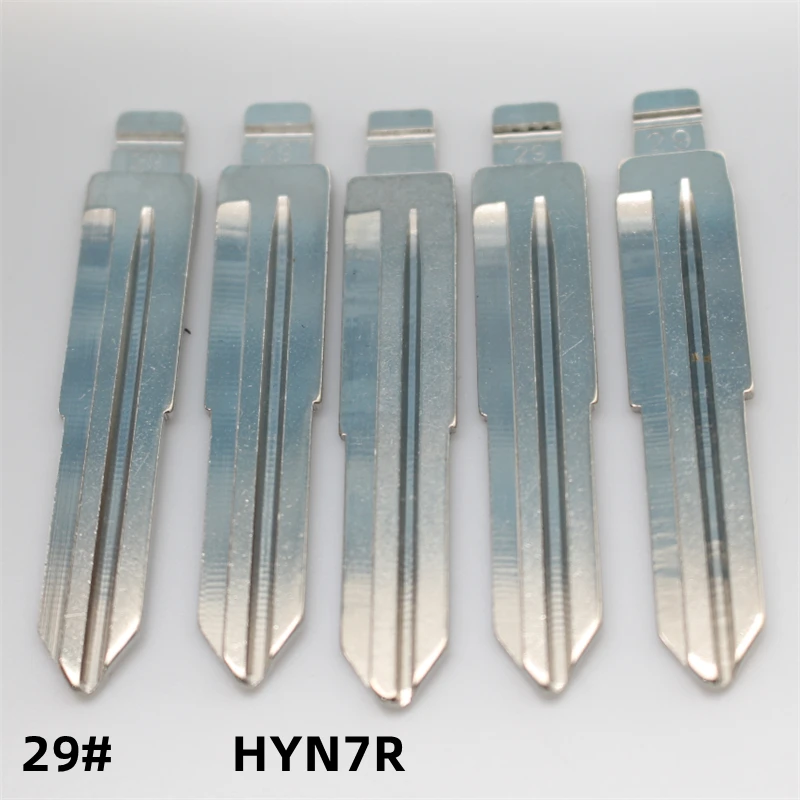 

OEM 30Pcs 29# HYN7R Metal Blank Uncut Remote Key Blade For Hyundai Sonata Santafe For Keydiy KD Xhorse VVDI JMD