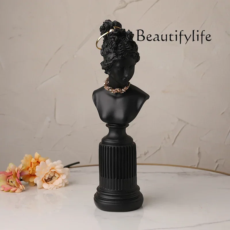 B3 BJ Necklace Rack, Jewelry Display Rack, Portrait Sculpture, Model Decoration, High-end Decorative Window Display