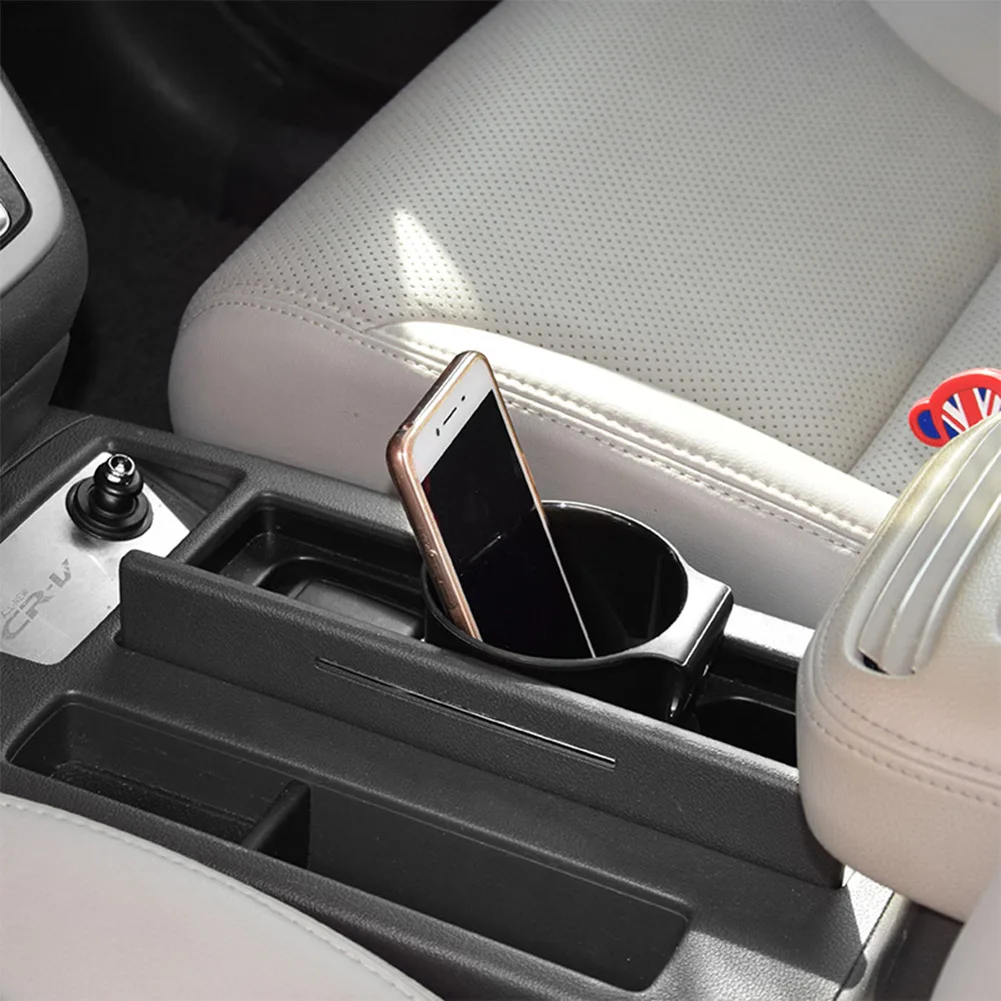 Car Cup Holder with Trash Can and Pen Holder Multifunctional Beverage Organizer for Safe and Clean Driving  Car