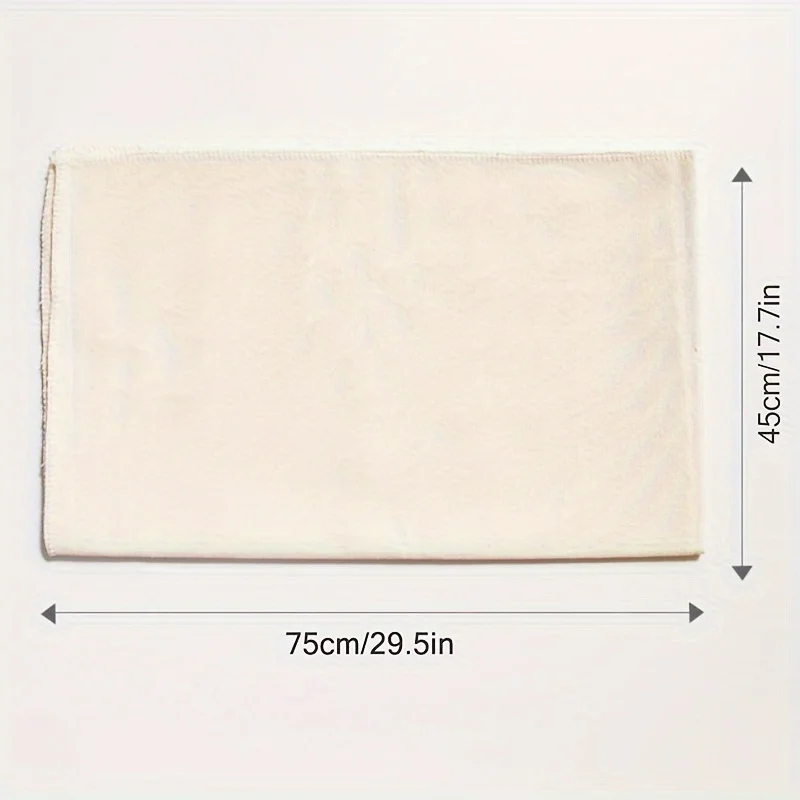 1pc, Bakers Couche And Proofing Cloth, Cotton Canvas Fabric For Bread Dough Baking, Shaping Tool For Baguettes, Loaves,