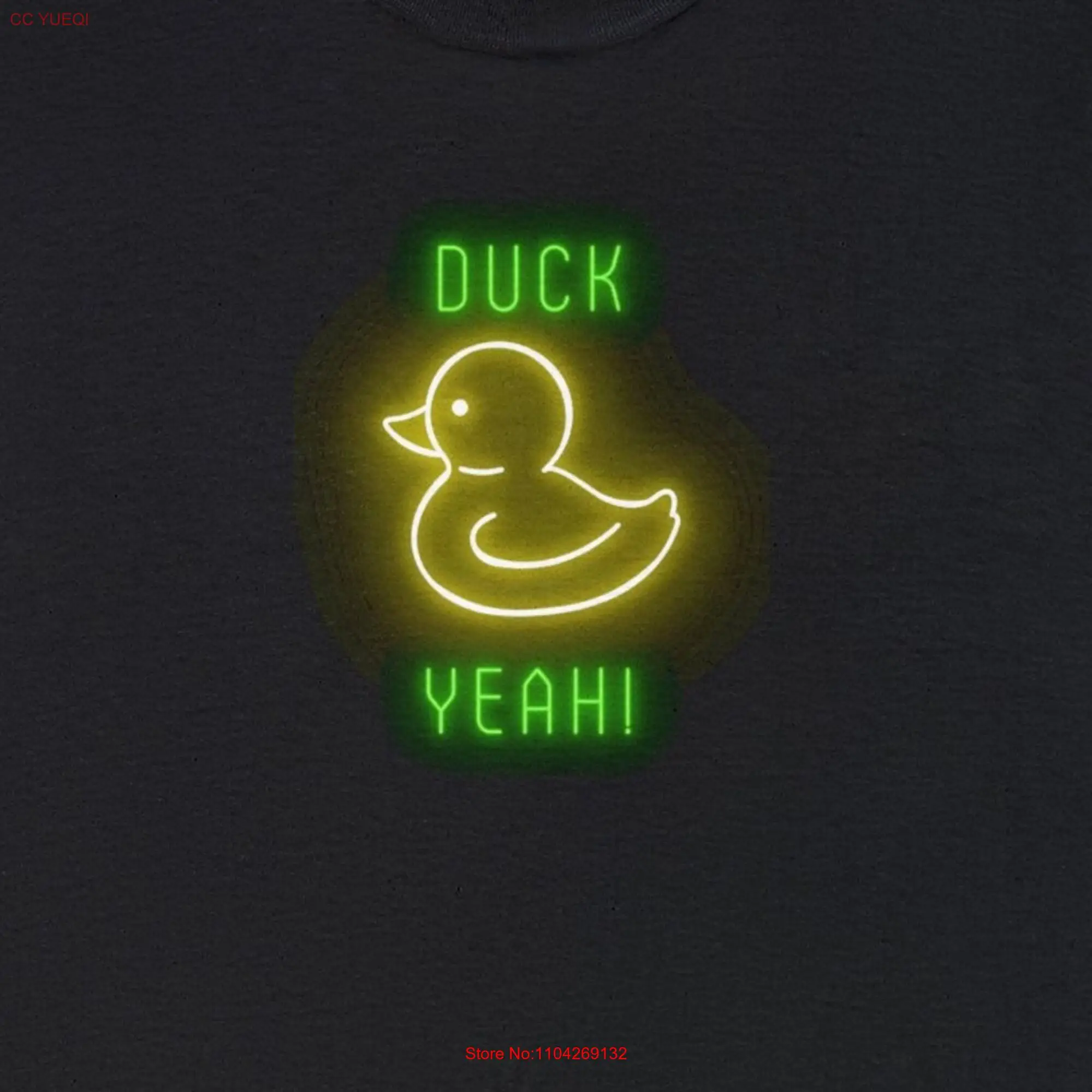 Neon Duck Yeah National Rubber Ducky Day T shirt celbrate in style long or short sleeves