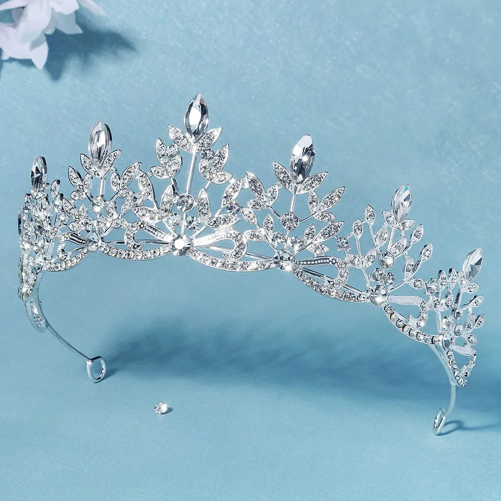 

Bridal Rhinestone Elegant Wedding Headpiece Hair Accessories Tiaras for Bride Wedding Tiara Party Costume Jewelry