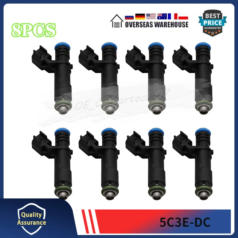 

Fits For LINCOLN MARK NAVIGATOR FORD EXPEDITION F-150 F-250 F-350 Fuel Injectors Set Of 8 5C3E-DC