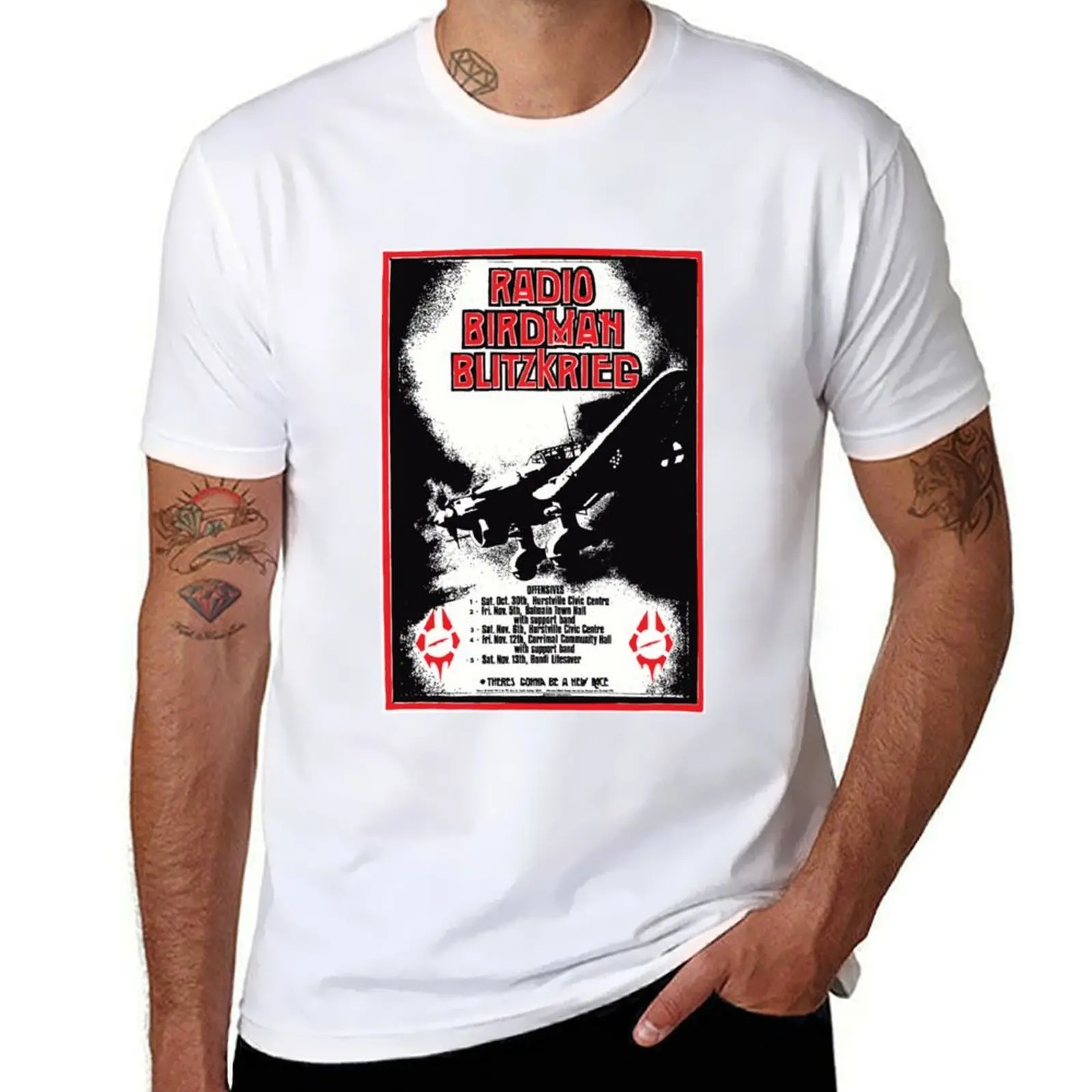 

Radio Birdman Blitzkrieg T-Shirt cotton t shirts high quality mens graphic t shirts T-Shirt