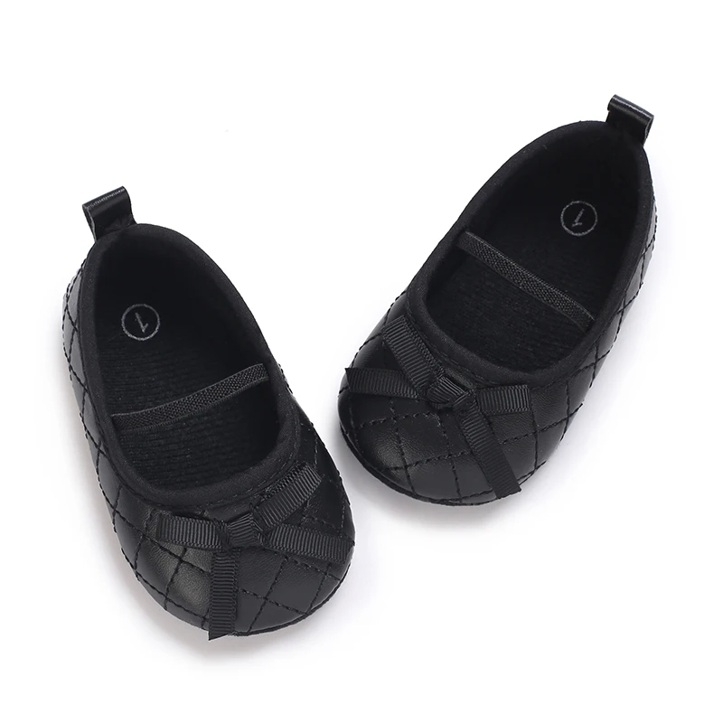 Flache Schuhe für Neugeborene, Mary Jane, klassische Mode, rutschfeste Schleife, Babyschuhe, weiche Sohle, Vorschul-Walking-Schuhe – Detail 11