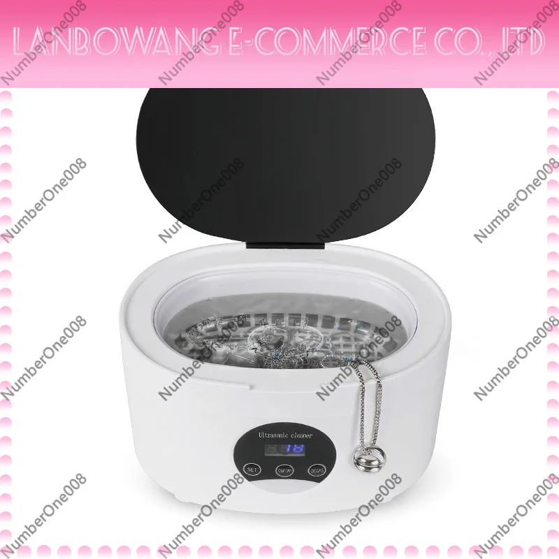 Ultrasonic Cleaner Mini Glasses Watch Jewelry Denture Nipple Home Washing Machine Cross-Border