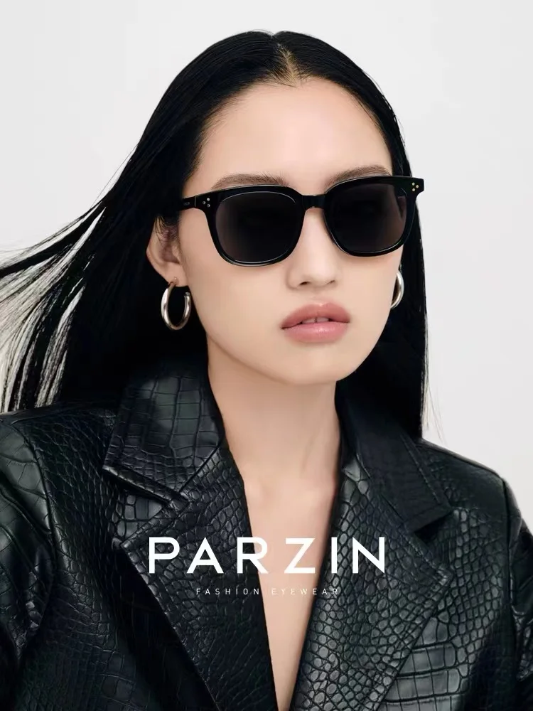 PARZIN Sunglasses For Women Vintage Rectangle Sun Glasses Men UV Protection Shades Unisex 7771