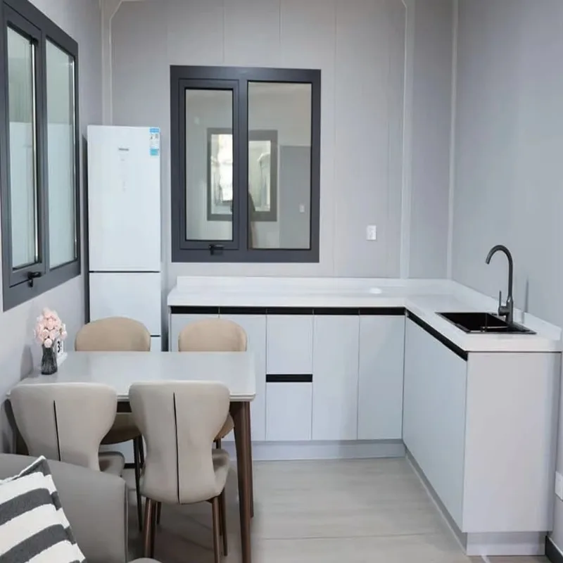 Factory Direct Supply Modular House Tiny Home Prefabricated 20Ft Prefab Steel 2 Bedroom Expandable Container House