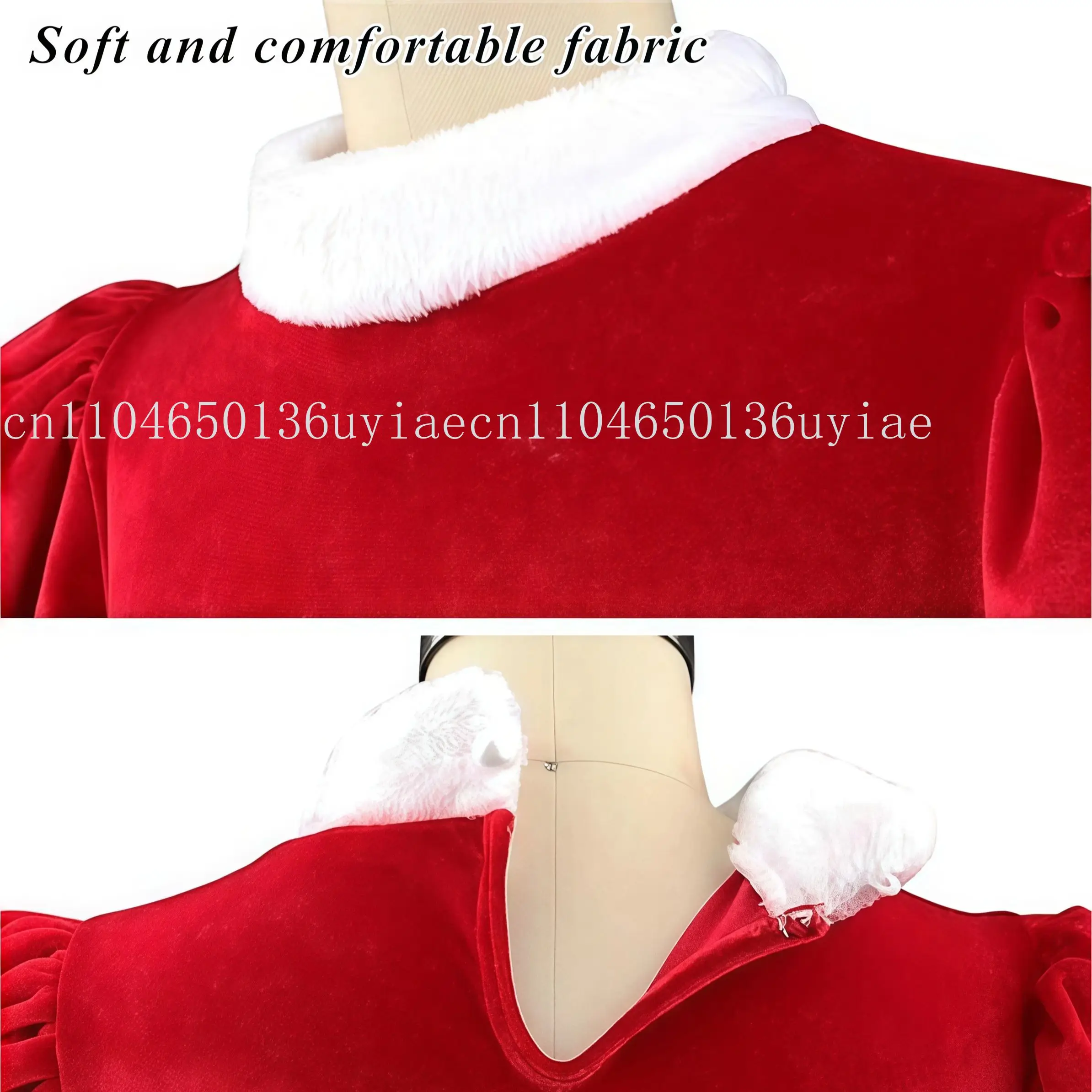 Kostum Santa Claus Merah Anak-Anak Tahun Baru, Kostum Elf Hijau Cosplay Natal Karnaval Pesta, Gaun Mewah untuk Anak Perempuan, Pakaian Pesta Natal Merah