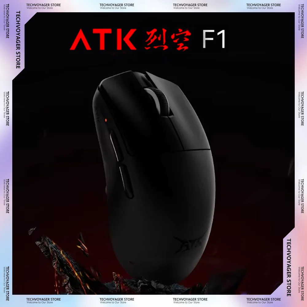 ATK Blazing Sky F1 Mouse 3 Mode 8K Wireless Gamer E-sports Liekong Low Latency  FPS Customized Gaming Mouse PC Accessories Gifts