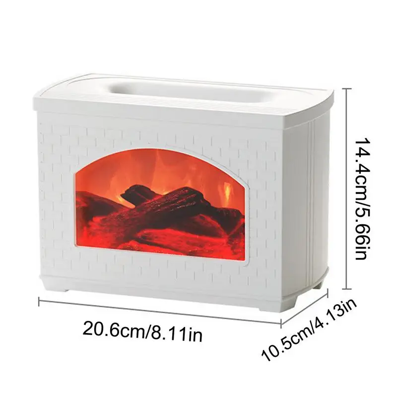 Flammen-Luftverteiler, Luftbefeuchter, 270 ml, Flammenöl-Diffusor, USB, für Schlafzimmer, Ultraschall-Flammenöl-Diffusor für Schlafzimmer, für Zuhause, Zimmer