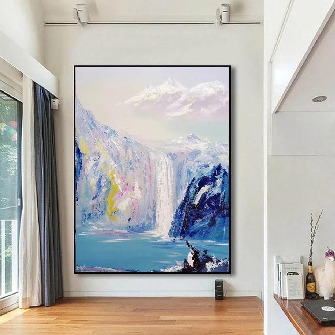 

Landscape Handmade Painting Large Wall Art Abstract Textured Oil Painting Colorful Painting Modern Wall Decor For Home Decor