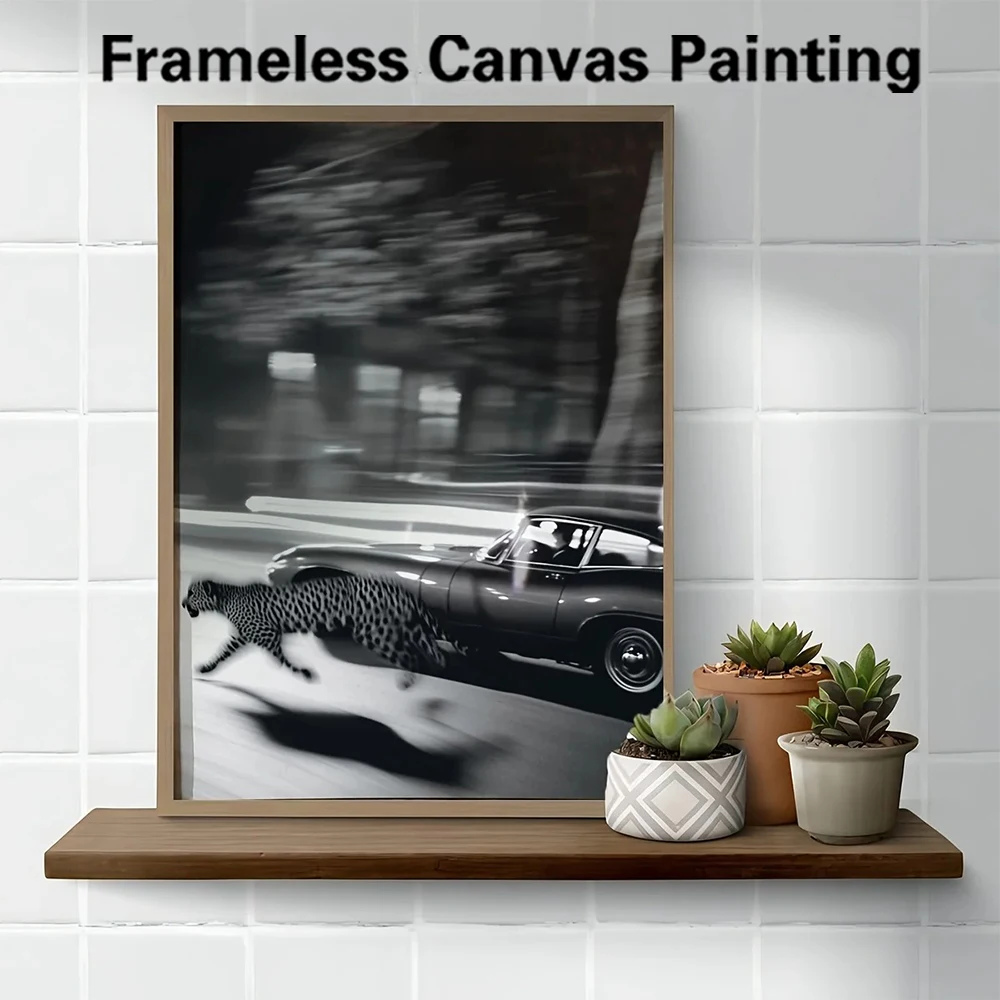 1pc Frameless Personalize Custom Photo scenery Canvas Paintings Black White Quotes Wall Art Painting Pictures Home Bathroom