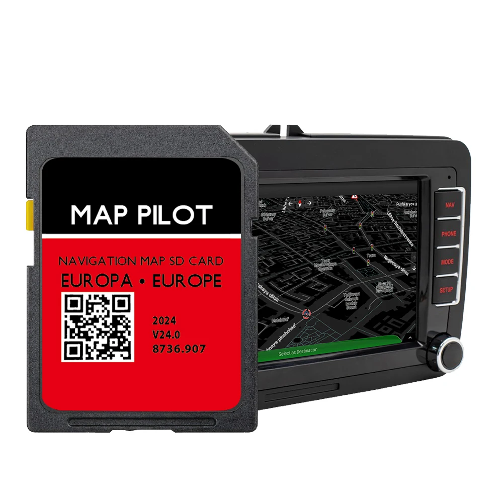 

for Mercedes A/B/C/E/CLA/CLS/GLA/GLK class Vehicle 2024 GPS SD Card Update Europe Map V24 Becker MAP PILOT Navigation