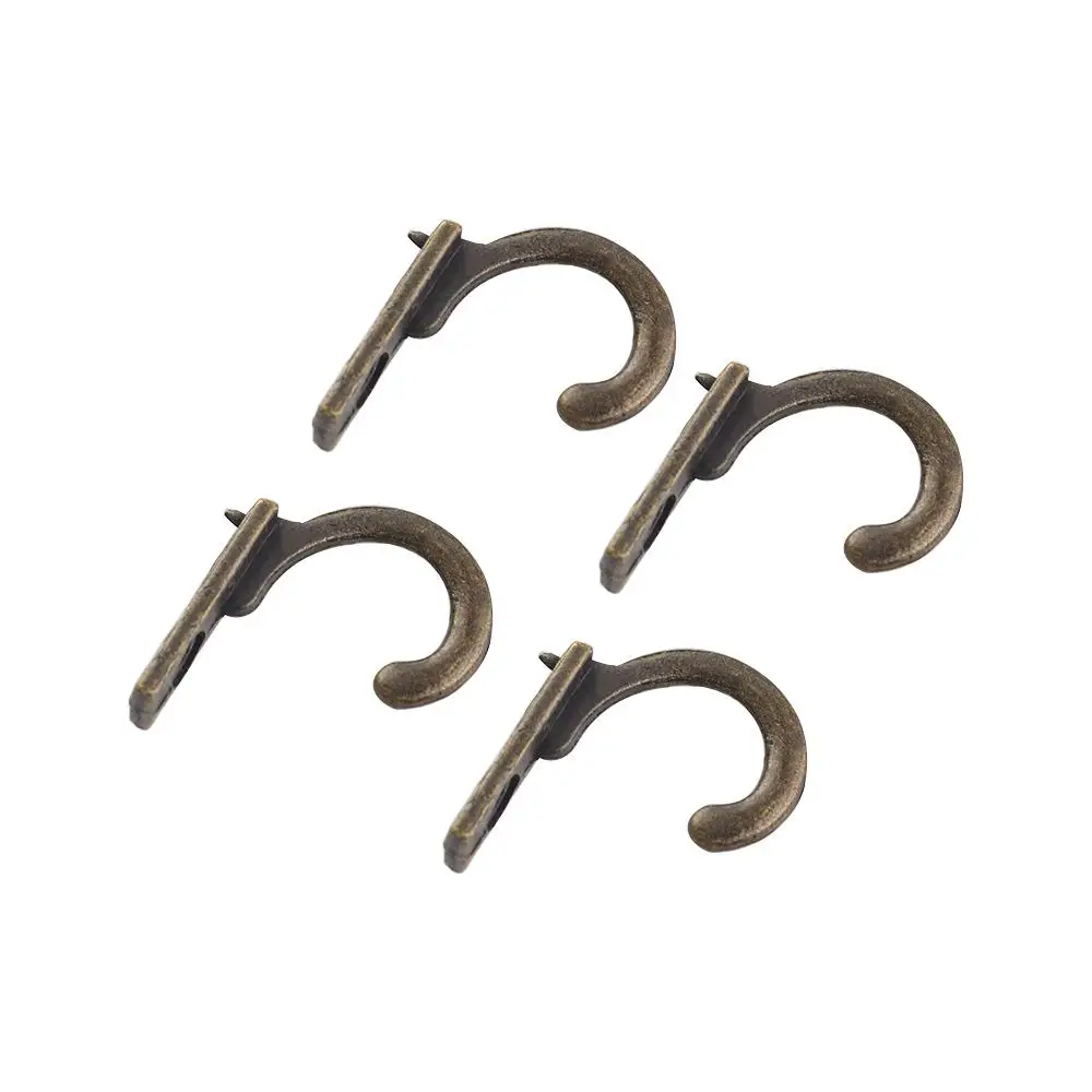 Practical 10PCS Mounted Hanging Bathroom Accessories Vintage Bronze Key Holder Wall Hook Kitchen Supplies Rack Hanger