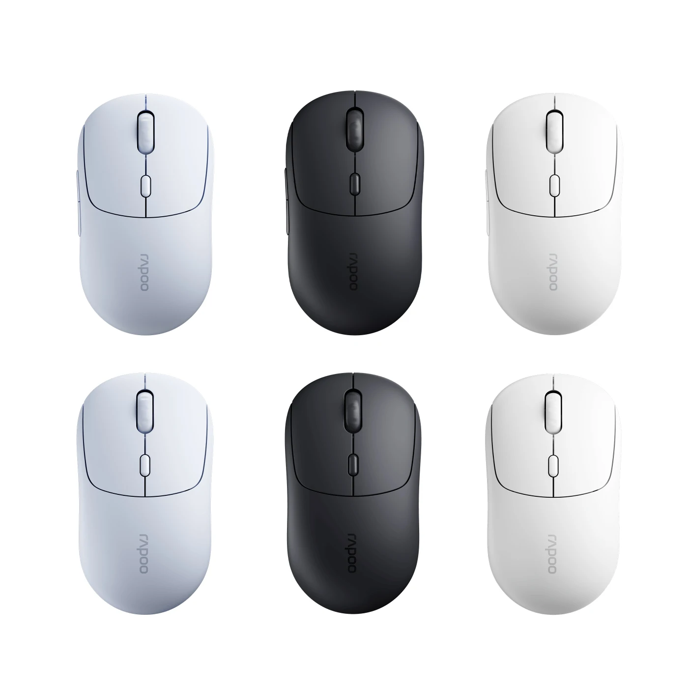 Rapoo C10 AI Intelligent Mouse Wireless Light Sound Lightweight Ergonomics Long Endurance Computer Office Mouse