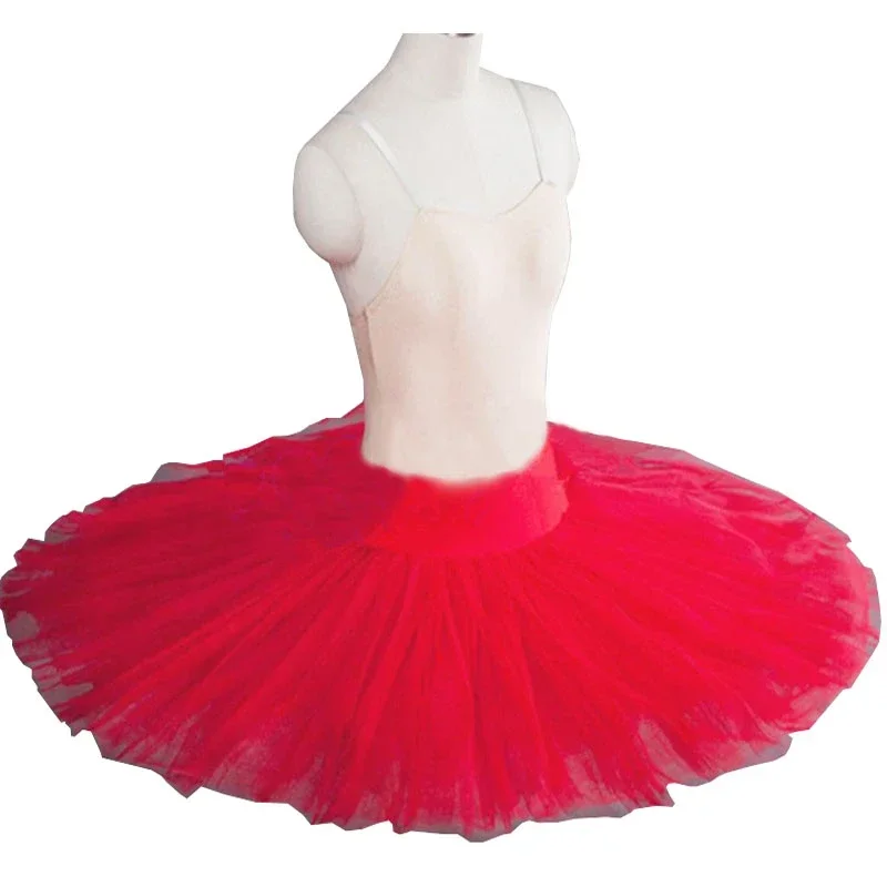 2020 New Professional Ballet Tutu Skirt Adult Classical Ballet Costume Tutu Dance Dress 7 color 6 layer hard yarn desig