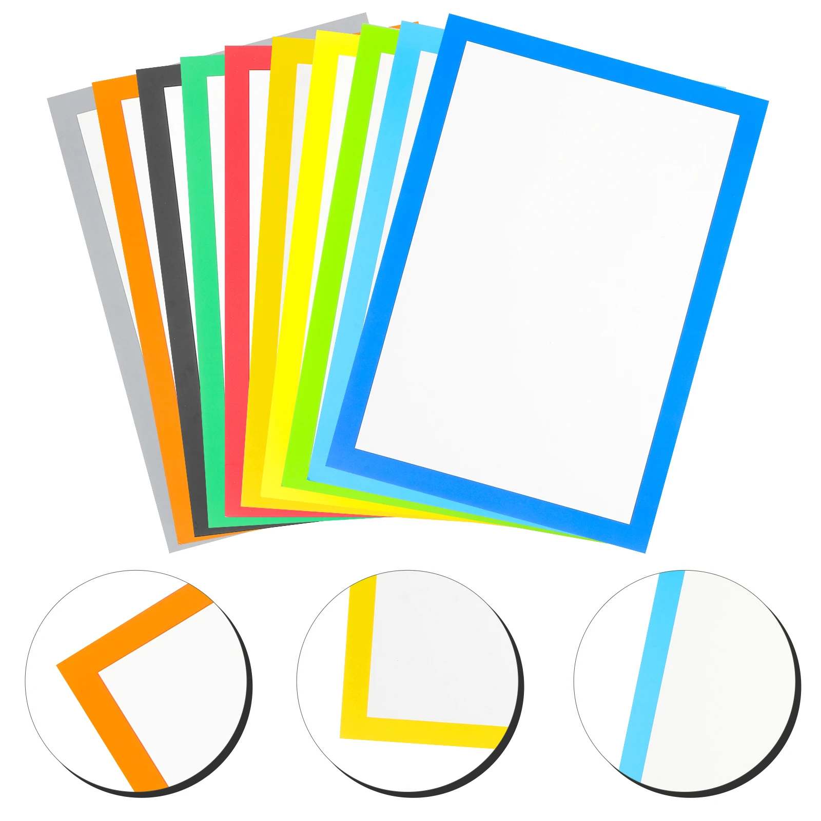 10 أوراق من البطاقات اللوحة سميكة فارغة ورقة ورقة لرسم رسم الحرف اليدوية ورق الرسم DIY بها بنفسك الورق المقوى